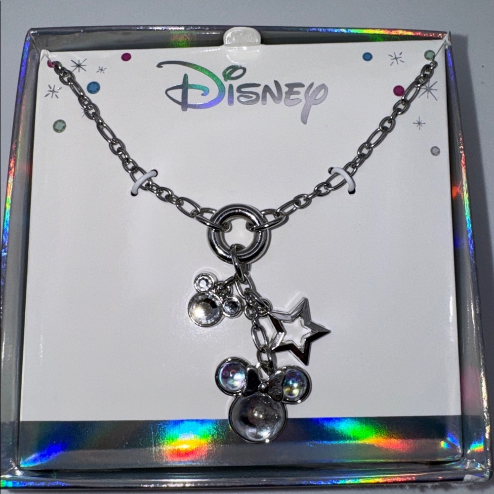 Disney Minnie Mouse Necklace Dangle Charms - Picture 2 of 3